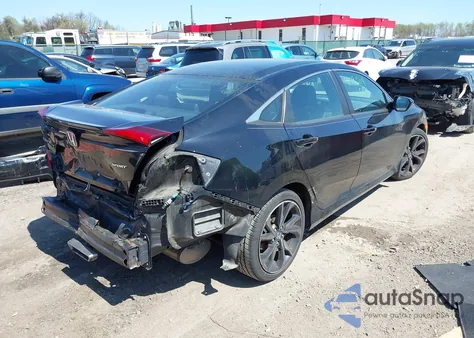 2019 Honda Civic Sport z USA, uszkodzony, nr VIN 2HGFC2F89KH569861
